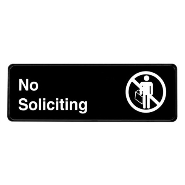 Alpine Industries No Soliciting Sign, 3x9, PK15 ALPSGN-28-15pk